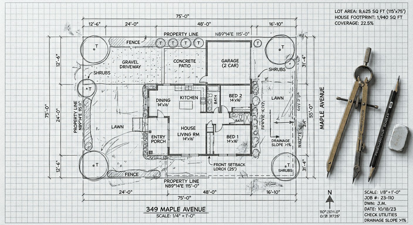 Manual Field Sketch Layout